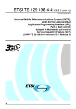 UNGÜLTIG ETSI TS 129198-4-4-V5.9.0 31.12.2004 Ansicht