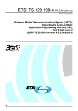 Die Norm ETSI TS 129198-4-V4.2.0 31.12.2001 Ansicht