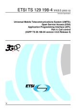 Die Norm ETSI TS 129198-4-V4.8.0 31.12.2003 Ansicht