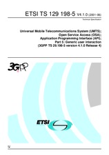 Die Norm ETSI TS 129198-5-V4.1.0 3.8.2001 Ansicht