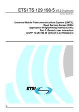 Die Norm ETSI TS 129198-5-V5.3.0 30.6.2003 Ansicht