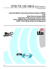 Die Norm ETSI TS 129198-6-V8.0.0 15.1.2009 Ansicht