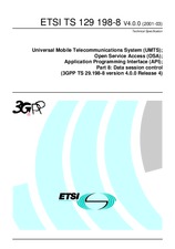 Die Norm ETSI TS 129198-8-V4.0.0 31.3.2001 Ansicht