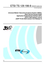 Die Norm ETSI TS 129198-8-V4.6.0 31.3.2003 Ansicht