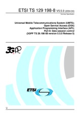 Die Norm ETSI TS 129198-8-V5.5.0 12.5.2004 Ansicht
