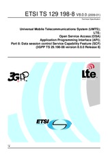 Die Norm ETSI TS 129198-8-V8.0.0 15.1.2009 Ansicht