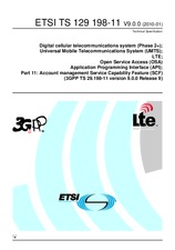 Die Norm ETSI TS 129198-11-V9.0.0 26.1.2010 Ansicht