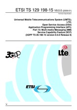 Die Norm ETSI TS 129198-15-V8.0.0 15.1.2009 Ansicht