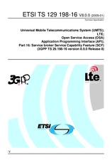 Die Norm ETSI TS 129198-16-V8.0.0 15.1.2009 Ansicht