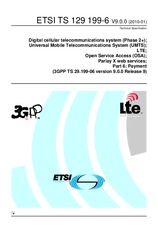 Die Norm ETSI TS 129199-6-V9.0.0 25.1.2010 Ansicht