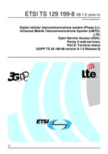 Die Norm ETSI TS 129199-8-V8.1.0 20.10.2009 Ansicht