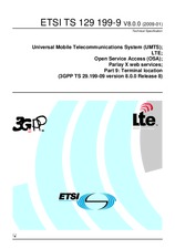 Die Norm ETSI TS 129199-9-V8.0.0 20.1.2009 Ansicht