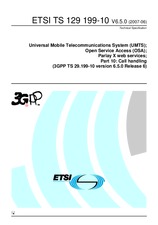 Die Norm ETSI TS 129199-10-V6.5.0 30.6.2007 Ansicht