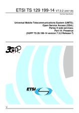 UNGÜLTIG ETSI TS 129199-14-V7.3.1 31.3.2007 Ansicht
