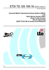 Die Norm ETSI TS 129199-16-V8.0.0 20.1.2009 Ansicht