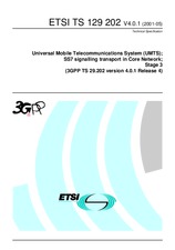 Die Norm ETSI TS 129202-V4.0.1 22.6.2001 Ansicht