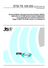 Die Norm ETSI TS 129205-V4.2.0 30.9.2001 Ansicht