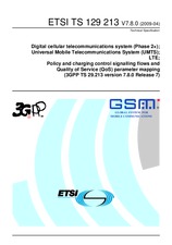 Die Norm ETSI TS 129213-V7.8.0 2.4.2009 Ansicht