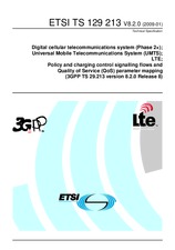 Die Norm ETSI TS 129213-V8.2.0 30.1.2009 Ansicht