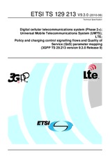 Die Norm ETSI TS 129213-V9.3.0 30.6.2010 Ansicht