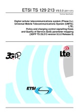 Die Norm ETSI TS 129213-V9.5.0 21.1.2011 Ansicht