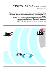 Die Norm ETSI TS 129213-V10.1.0 27.4.2011 Ansicht