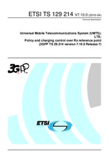 Die Norm ETSI TS 129214-V7.10.0 14.4.2010 Ansicht