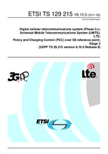 Die Norm ETSI TS 129215-V8.10.0 22.6.2011 Ansicht