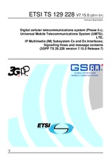 Die Norm ETSI TS 129228-V7.15.0 14.1.2011 Ansicht