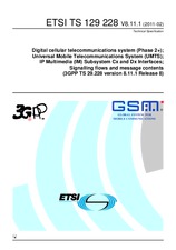 UNGÜLTIG ETSI TS 129228-V8.11.0 14.1.2011 Ansicht