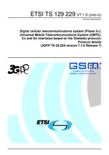 Die Norm ETSI TS 129229-V7.1.0 31.3.2006 Ansicht
