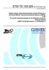Die Norm ETSI TS 129229-V7.11.0 22.6.2011 Ansicht