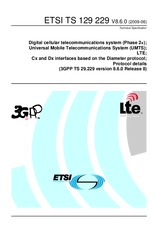 Die Norm ETSI TS 129229-V8.6.0 19.6.2009 Ansicht