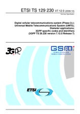Die Norm ETSI TS 129230-V7.12.0 21.10.2008 Ansicht
