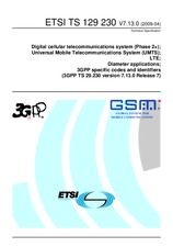 Die Norm ETSI TS 129230-V7.13.0 21.4.2009 Ansicht
