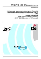 Die Norm ETSI TS 129230-V8.11.0 23.6.2011 Ansicht
