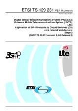 Die Norm ETSI TS 129231-V8.1.0 19.1.2009 Ansicht