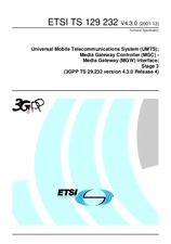 Die Norm ETSI TS 129232-V4.3.0 31.12.2001 Ansicht