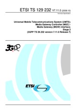 Die Norm ETSI TS 129232-V7.11.0 21.10.2008 Ansicht
