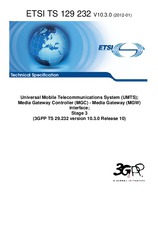 Die Norm ETSI TS 129232-V10.3.0 10.1.2012 Ansicht