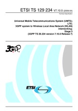 Die Norm ETSI TS 129234-V7.10.0 21.4.2009 Ansicht