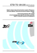 Die Norm ETSI TS 129235-V8.3.0 19.6.2009 Ansicht