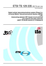 Die Norm ETSI TS 129235-V9.7.0 27.4.2011 Ansicht