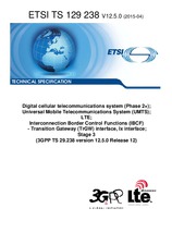 Die Norm ETSI TS 129238-V12.5.0 10.4.2015 Ansicht