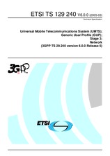 Die Norm ETSI TS 129240-V6.0.0 31.3.2005 Ansicht