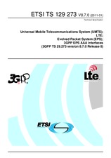 Die Norm ETSI TS 129273-V8.7.0 14.1.2011 Ansicht