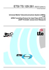 Die Norm ETSI TS 129281-V8.0.0 23.1.2009 Ansicht