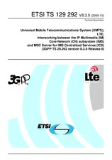 Die Norm ETSI TS 129292-V8.3.0 13.10.2009 Ansicht