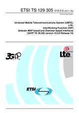 Die Norm ETSI TS 129305-V10.0.0 18.5.2011 Ansicht