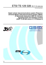 Die Norm ETSI TS 129328-V5.11.0 30.9.2005 Ansicht
